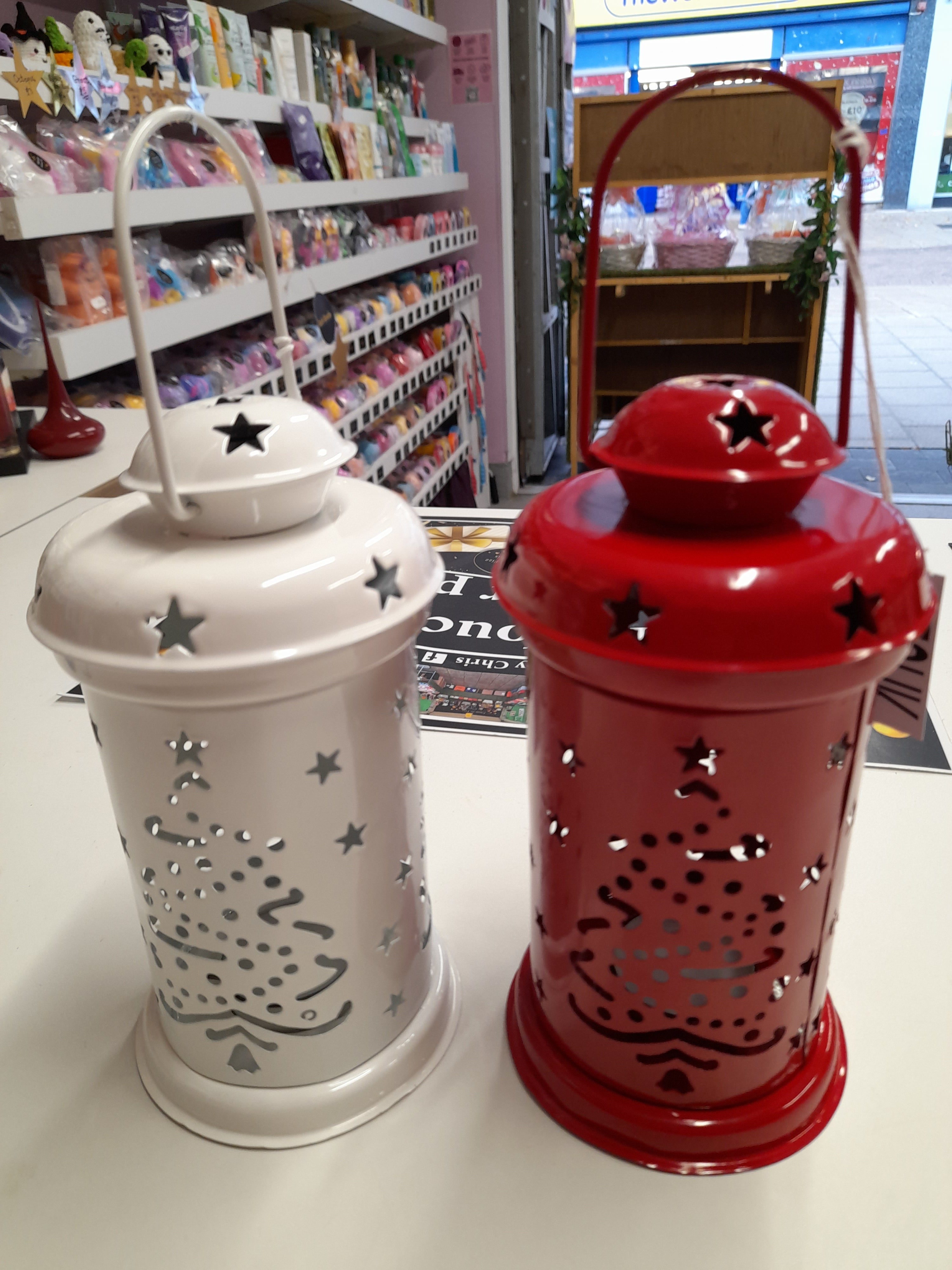 White Christmas Lantern