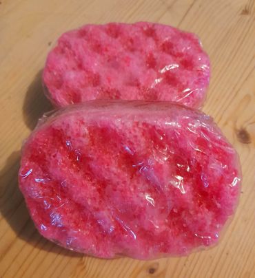 Raspberry Soap Sponge image 1